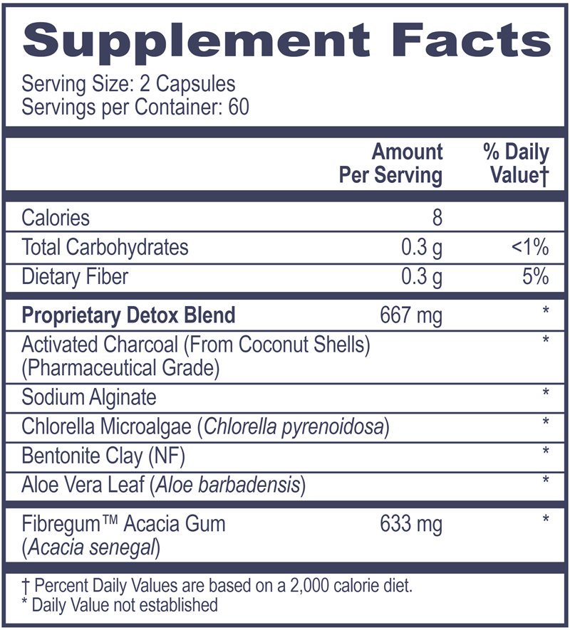 Phase 3 Complete Binding DTX Professional Health Products Supplement Facts