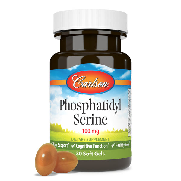 Phosphatidyl Serine 100 mg (Carlson Labs) Front