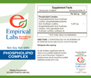 phospholipid complex empirical labs label