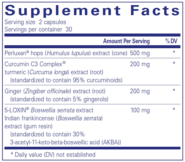 Phyto-4 (Pure Encapsulations) supplement facts