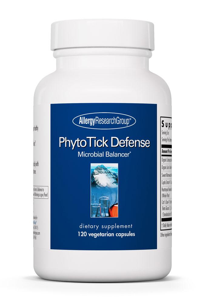 Phyto Tick Defense 120 Vegetarian Capsules (Allergy Research Group) Front