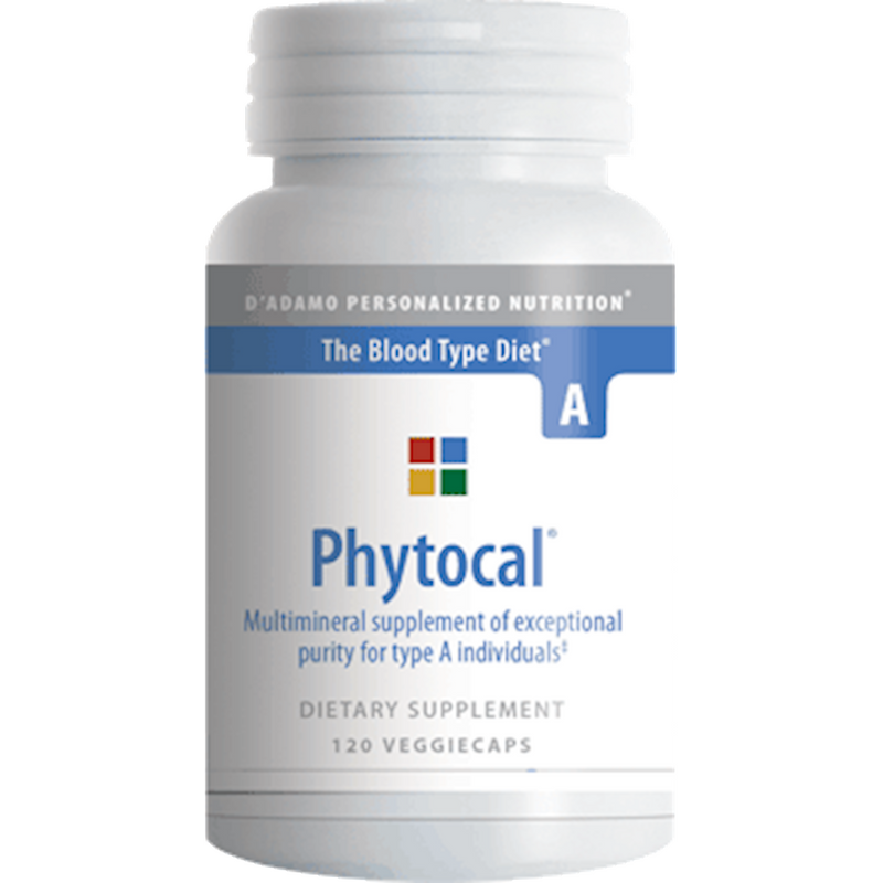 Phytocal A (D'Adamo Personalized Nutrition) Front