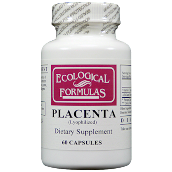 Placenta 250 mg (Ecological Formulas) Front