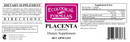 placenta (ecological formulas) label
