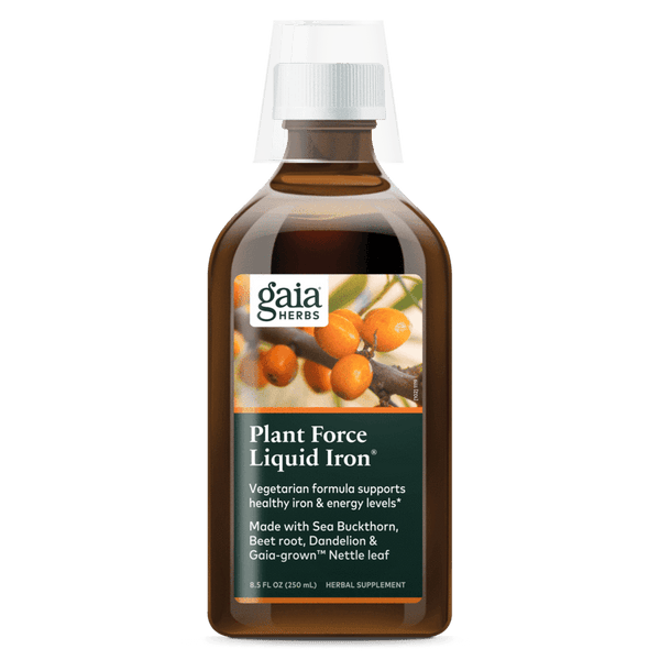 Plant Force Liquid Iron® 8.5oz (Gaia Herbs)