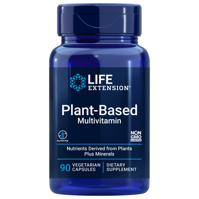 plant‐based multivitamin life extension front