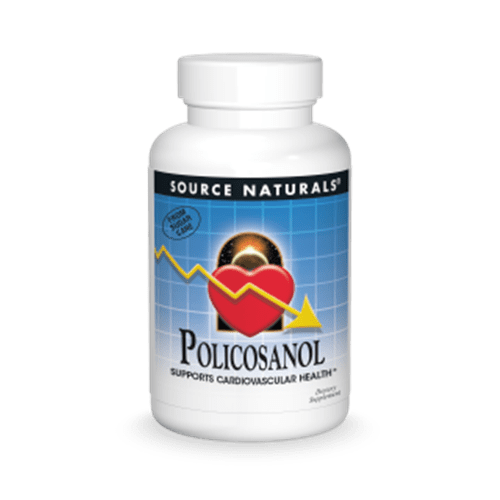 Policosanol 20 mg (Source Naturals) Front
