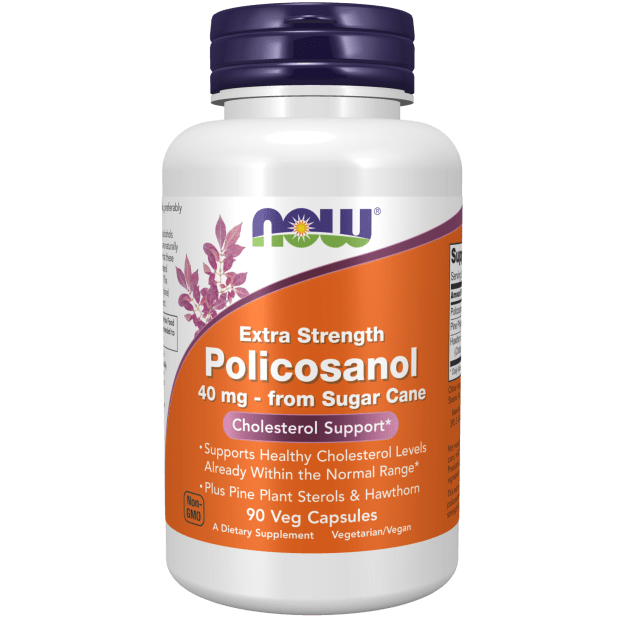 Policosanol Extra Strength (NOW) Front