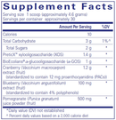 poly-prebiotic powder pure encapsulations supplement facts