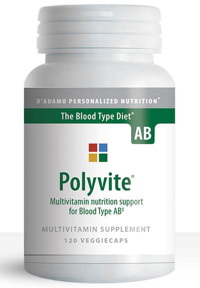Polyvite AB (D'Adamo Personalized Nutrition) Front