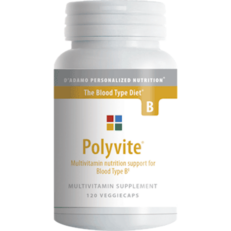 Polyvite B (D'Adamo Personalized Nutrition) Front