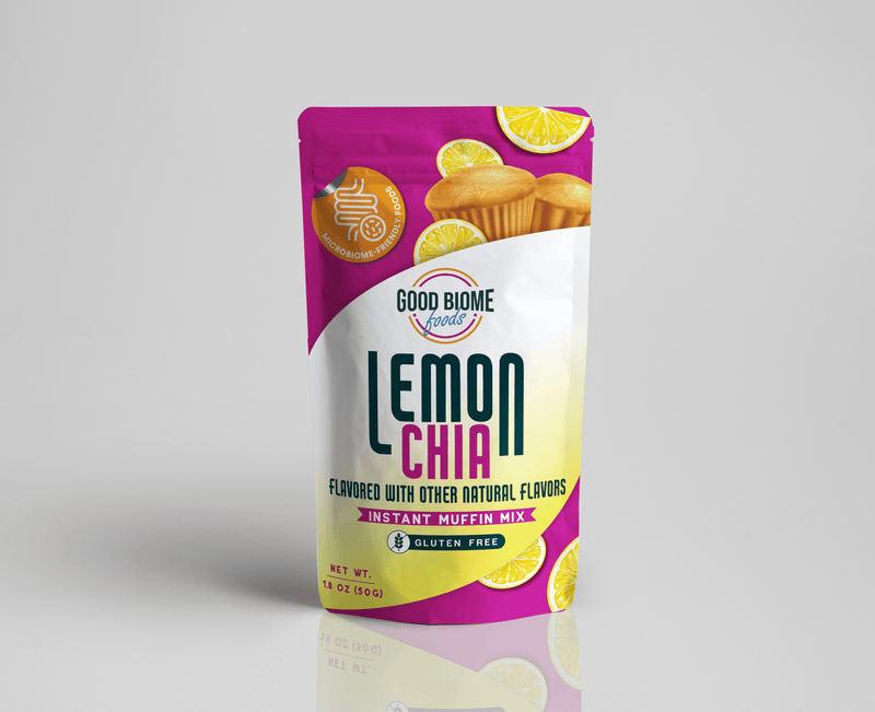 GoodBiome Foods Lemon Chia (Microbiome Labs) Singles