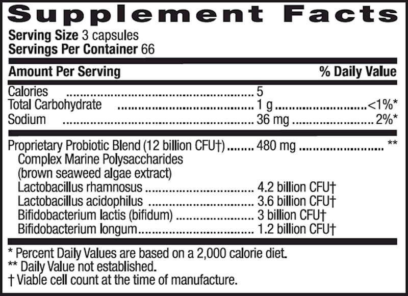 Power-Dophilus Milk Free (Country Life) Supplement Facts