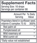 power E (physician’s strength) supplement facts