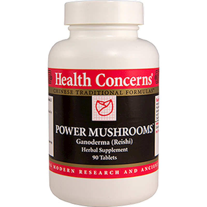 Power Mushrooms (Health Concerns) 90ct Front
