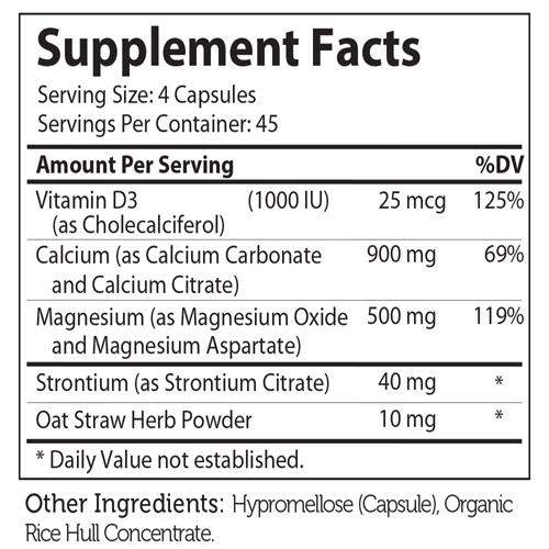 PowerCal (Advanced Nutrition by Zahler) Supplement Facts