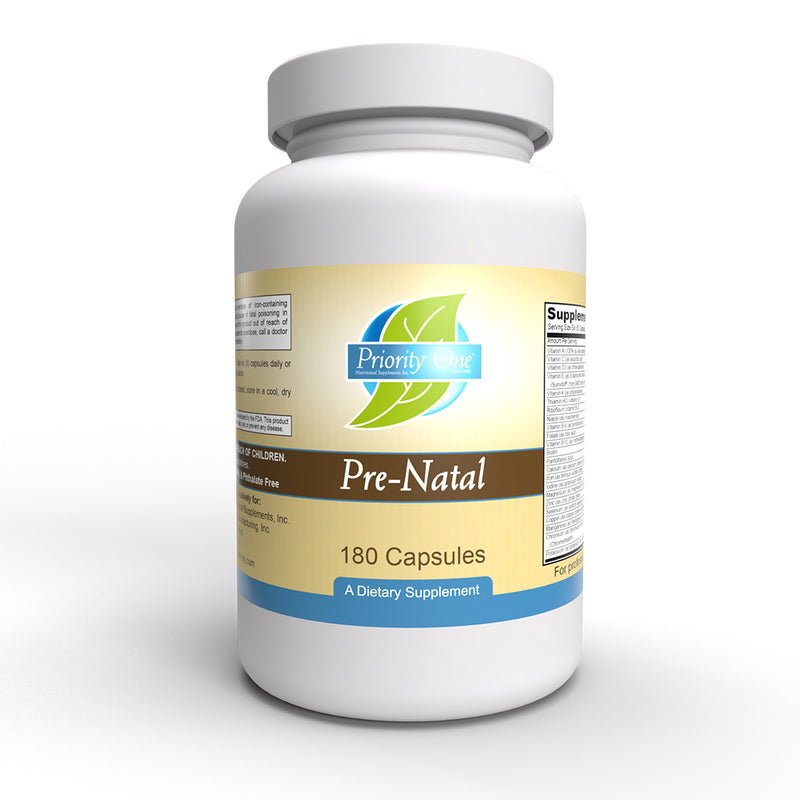 Pre-Natal (Priority One Vitamins) Front
