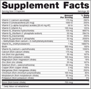 pre natal sap (nfh nutritional fundamentals) supplement facts