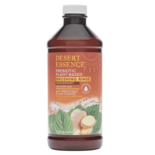 Prebiotic Plant Based Brushing Rinse-Gingermint (Desert Essence)