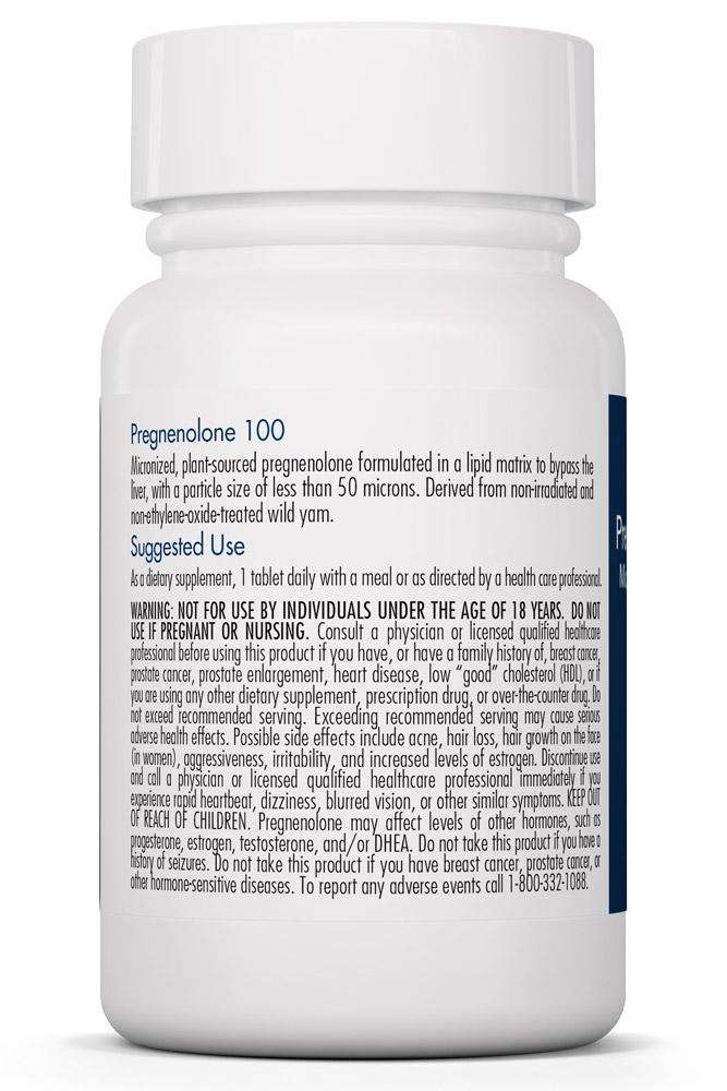 Buy Pregnenolone 100 mg Allergy Research Group