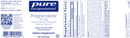 pregnenolone 10 mg pure encapsulations label