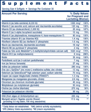 prenatal advantage (life extension) supplement facts