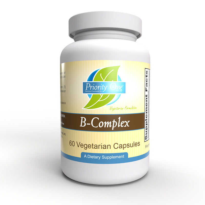 Priority B-Complex  (Priority One Vitamins) Front