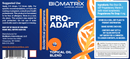 pro-adapt biomatrix label