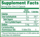 culturelle probiotics health & wellness (i-health) supplement facts