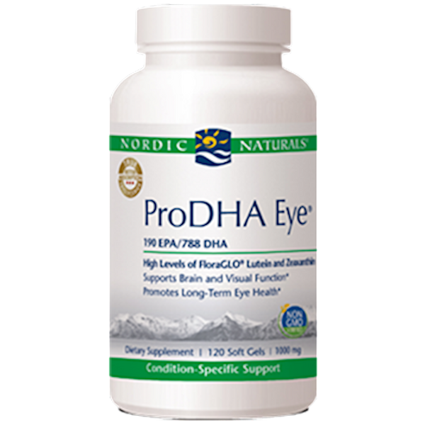 ProDHA Eye Soft Gels 120 Count (Nordic Naturals) front