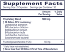 pro flora max plus professional health products supplement facts