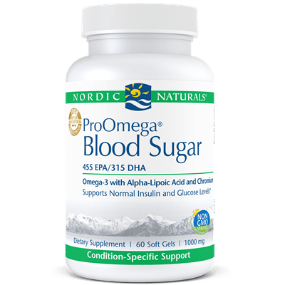 ProOmega Blood Sugar 60 Soft Gels (Nordic Naturals)