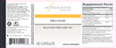 pro som sleep (integrative therapeutics) label