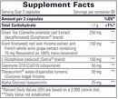 prothrivers wellness flavonoid complex (integrative therapeutics) supplement facts