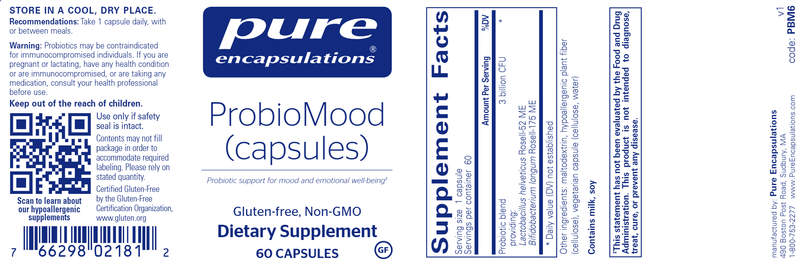 ProbioMood (capsules) [Shelf-Stable] (Pure Encapsulations)