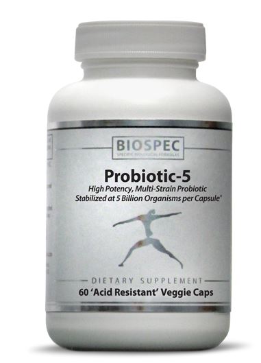 Probiotic-5 (Biospec Nutritionals) Front