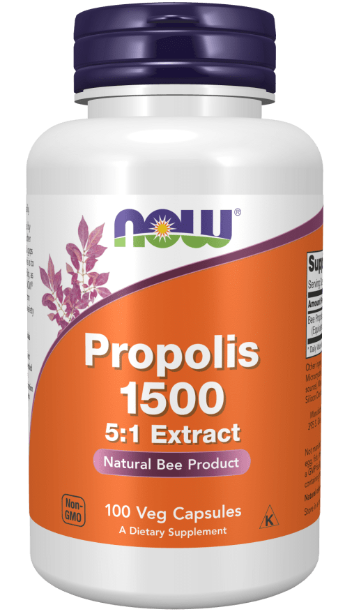 Propolis 1500 mg (NOW) Front