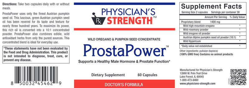 ProstaPower (Physicians Strength) Label