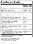 prostate-b (protocol for life balance) supplement facts