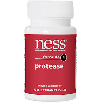 Protease Formula 4 (Ness Enzymes) 90ct Front