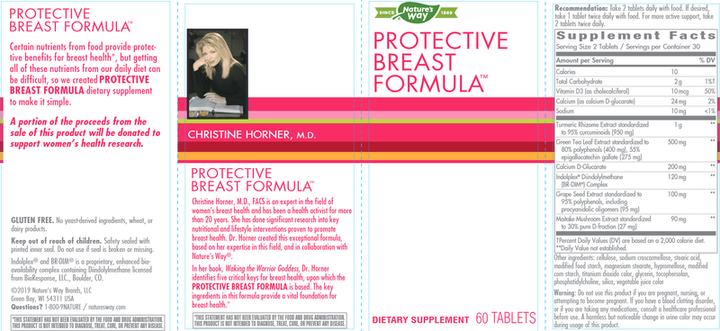 Protective Breast Formula (Nature's Way) Label