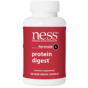Protein Digest Formula 1 180ct (Ness Enzymes) Front