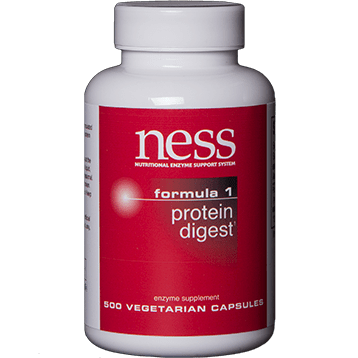 Protein Digest Formula 1 500ct (Ness Enzymes) Front