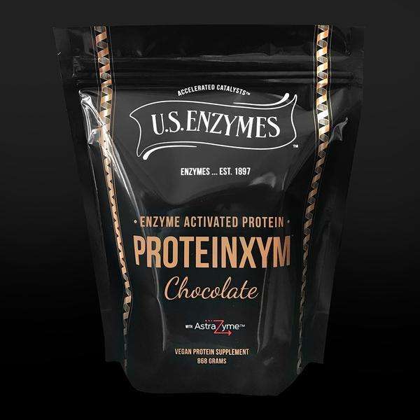 ProteinXym Chocolate Master Supplements (US Enzymes) Front