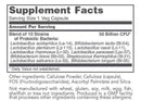 protodophilus 50 billion (protocol for life balance) supplement facts