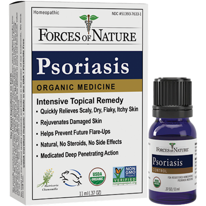 Psoriasis Relief Organic (Forces of Nature) Front