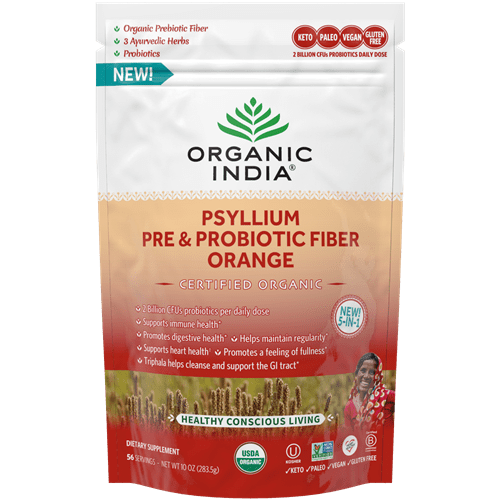 Psyllium Pre & Probiotic Orange Organic India