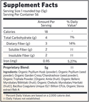 psyllium pre & probiotic orange organic india supplement facts