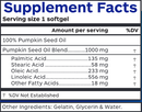 pumpkin seed oil (professional botanicals) supplement facts