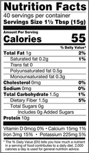 pumpkin seed protein powder (omega nutrition) nutrition facts